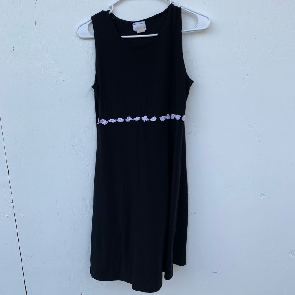 Black mini dress